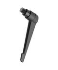 Close-up of black 5Pcs Clamping Lever Handles M8 x 16mm Male Thread Adjustable Quick Release Locking Rotating Screw Bolt for machinery.