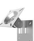 Heavy Duty Aluminum Wall Mounted Monitor Arm With Adjustable Keyboard Tray, close-up of adjustable mount design.