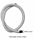 Replacement Steam Hose For Garment Steamer Flexible High Temperature Resistant Tube With PVC Nylon Construction 55.02in Length