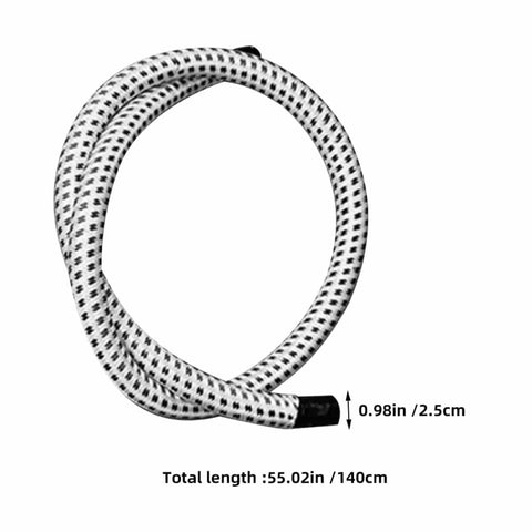 Replacement Steam Hose For Garment Steamer Flexible High Temperature Resistant Tube With PVC Nylon Construction 55.02in Length