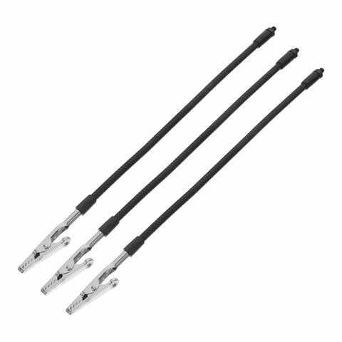 Three flexible arms with alligator clamps, part of Six Piece Flexible Soldering Alligator Clamps With Third Hand Tool And Magnifying Lamp