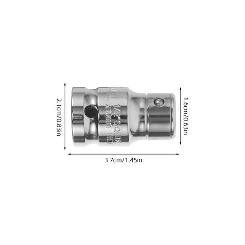 Dope 15-Piece Car Socket Set With H4 To H12 Alloy Mechanic Bits And 1/2 Inch Adapter For Your Garage Engine Work That Hits Tight Fits Without Mashing Fasteners Or Slipping Out, 1/2-inch adapter, 3.7cm