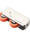 Bulked Up Heavy Duty Double Wheel Sliding Door Rollers And Window Track Gliders Built Tough From Thick Stainless Steel for smooth operation.