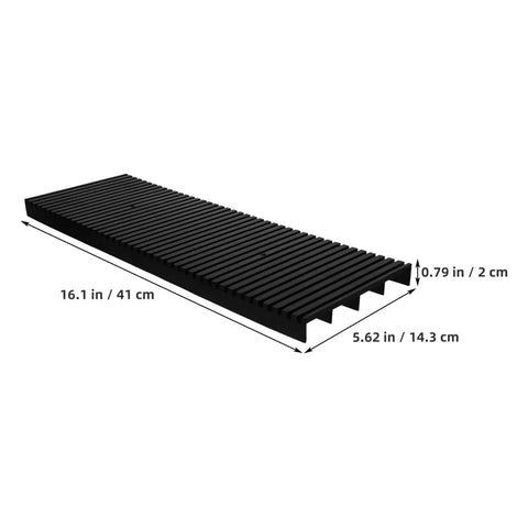 Anti Static Circuit Board Rack Tray For Electronics Projects Lightweight PCB Storage Holder dimensions illustration