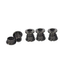Four black bolts for Mountain Bike Chainring Guard 104 BCD Aluminum Alloy Protector Cover For 32T To 34T 36T To 38T And 40T To 42T Chainrings Red