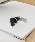 Close-up of one T handle cam lock from Three Pack T Handle Cam Locks For Tool Boxes And Cabinet Doors, zinc alloy construction