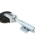 5 Inch Spring Loaded Rubber Door Wheel Caster Built Like A Tank For Zero Hassle Rolling On Rough Outdoors heavy duty metal and rubber gate roller