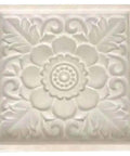 Decorative square concrete mold with floral pattern for DIY Concrete Molds For Walkways And Garden Paths Stamps For Brick And Flagstone Casting Paver Molds For Garden Stepping Stones Durable Plastic Concrete Molds For Quick Backyard Path Makeovers