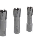 Tungsten carbide annular cutter kit for Rugged Magnetic Drill Press With A Sick Annular Cutter Kit And Tungsten Carbide Bits.