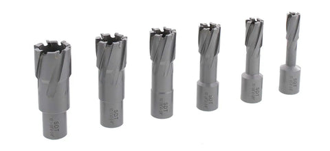 Tungsten carbide annular cutter kit for Rugged Magnetic Drill Press With A Sick Annular Cutter Kit And Tungsten Carbide Bits.