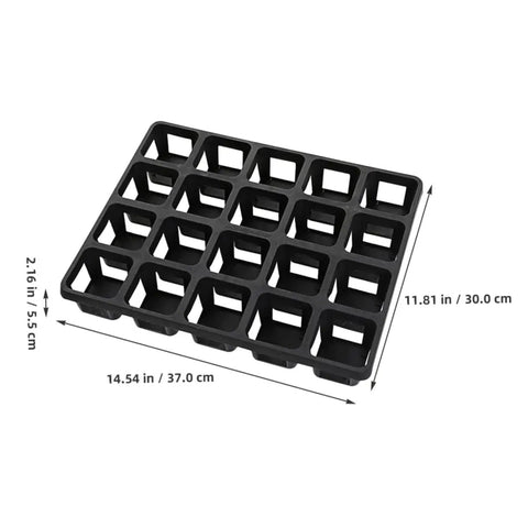 Space Saving Nursery Pot Brackets For Germination Trays, Easy Transplanting, Home Garden Greenhouse Organizer For Starting Vegetables, Flowers, And Saplings, A Real Must Have For Busy Gardeners With Small Yards