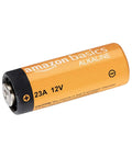 Rock Solid 23A 12 Volt Alkaline Batteries Four Pack single battery close-up showing voltage and brand.