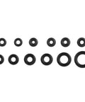 Premium Silicone Watch Crown O Ring Seals Kit For Repairing Watches Rubber Washer Replacement Gaskets arranged by size