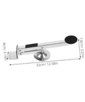 Multi Function Door Lifter Tool For Drywall Panels And Door Installation Help Heavy Duty Board Raiser with a steel base and black grip.