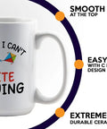 Sorry I Cant Kite Fly This Morning Coffee Mug 15oz White For Kite Lovers Paragliders And Kite Buggy Fans with kite design
