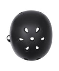 Black helmet for Backyard Zip Line Kit For Kids And Adults Up To 330 Lb, 120 Ft Stainless Steel Zip Line With Spring Brake.