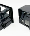 Combo Electrical And Low Voltage Old Work Box 2-Gang Cut-In Retrofit For Power And Data, black finish, dual voltage box pair