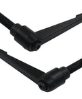 Heavy Duty Adjustable Clamping Lever Handle With M10 Male Thread And 32mm Travel Range built tough black alloy steel clamping handles.