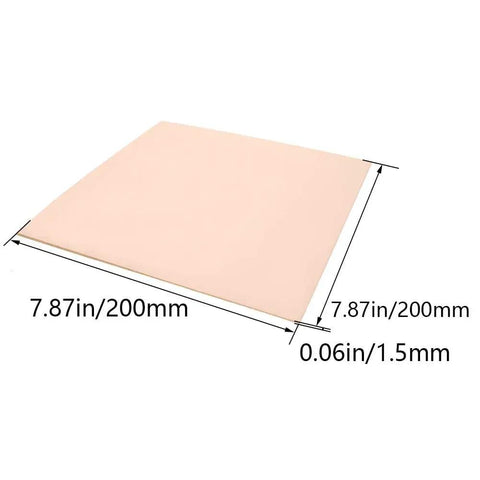 15 Pcs Single Sided Copper Clad Laminate PCB Boards Bakelite 200mm By 200mm By 1.5mm For DIY Prototyping Projects image