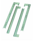 22 Inch Extension Drawer Slides Medium Duty Ball Bearing Runners For Kitchen Cabinets And Vanity Drawers Featuring Positive Stop Action and Stay Put Indent.
