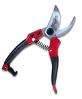 S821A Bypass Pruning Shears For Small To Medium Hands That Make Clean, Snappy Cuts, Professional Sharp Secateurs, Hand Pruner, Garden Clippers, Easy Grip Pruners, Red.