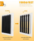 2 Pack Air Vent Cover Ceiling Register 3 Way Plastic Vent Covers with Manual Adjuster in closed and open positions