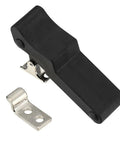 Close-up of the 2 Pack Latch Rubber Lower Kit For Polaris Sportsman 450 570, showing rubber and stainless steel components.