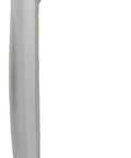 Side view of Sliding Patio Door Pull Handle in Chrome Silver Diecast Zinc Alloy Heavy Duty Construction, Fits 6-5/8 Inch Hole Spacing