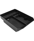Straight Up Solid Setup For Tesla Cybertruck Center Console Organizer 2024 And 2025 Custom Molded TPE storage tray with compartments.