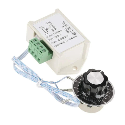 4-20mA Current Output Generator Module for PLCs and Frequency Converters with Potentiometer, 12-24V DC Power Supply