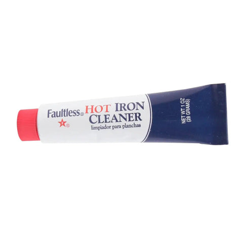 Hot Iron Cleaner For Stubborn Residue While You Press, 1oz Bottle Removes Melted Fabric, Glue And Starch From Soleplate, Non-Toxic Quick Clean