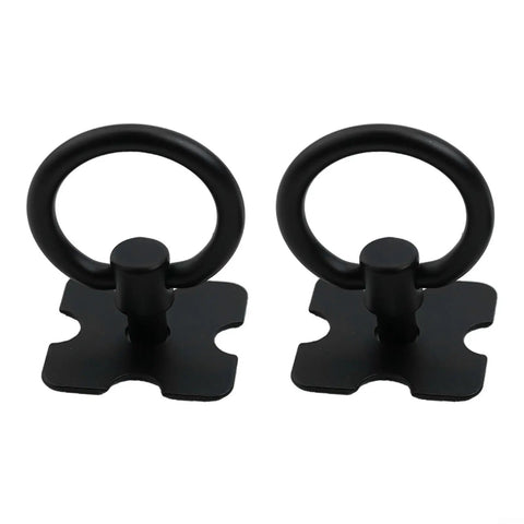 Vintage Style Drawer Pulls With Square Back Plate Old School Charm For Wooden Furniture Retro Hardware For Dresser Chest And Cupboard Doors 2 Pack Black