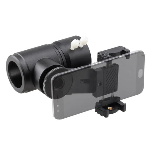 Rifle Scope Mount Camera Adapter For Smartphones For Hunting And Birding With Dual Viewing Angles And 90 Degree Observation