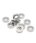 Dope Set Of 10 MR106ZZ Miniature Ball Bearings 6x10x3mm ABEC 9 High Speed Bearings for RC Cars and Motors on white background