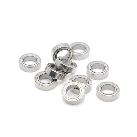 Dope Set Of 10 MR106ZZ Miniature Ball Bearings 6x10x3mm ABEC 9 High Speed Bearings for RC Cars and Motors on white background