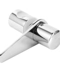 Heavy Duty Glass Door Latch For Bathroom And Shower Featuring A Dead Simple Drill In Install That Delivers Rock Solid 304 Stainless Steel Build Quality And Slick Friction Free Locking Action For Your Home Or Office, polished stainless steel finish.