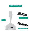 Two-Way Charging Hub For Flip Drones - Charge Up To Three Batteries In Sequence, cables included for portable power bank