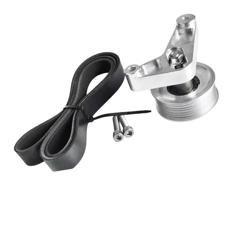 Upgrade Your Honda Ride With This Premium Aluminum Idler Pulley Kit EP3 Style To Stop Engine Rattle And Slash Wear For Smoother Power And Better Mileage Without Breaking The Bank Today. Aluminum belt tensioner kit with bolts and drive belt