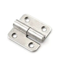 1.5 Inch Left Or Right Stainless Steel Self Closing Corner Spring Draw Door Hinge For Dollhouse Miniatures Cabinets And Closets With Four Mounting Holes