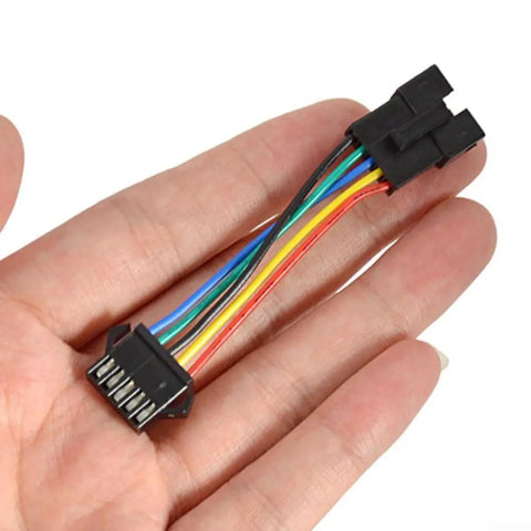 Ebike Display Conversion Cable 6 Pin To 5 Pin Connector Adapter For SW900 E Bike Meter And Controller Communication Line ABS Metal