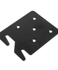 Rock Solid Heavy Duty Bed Frame Brackets And Iron Bed Rail Fasteners Lock It Down Tight Replacement steel bracket with holes for secure installation.
