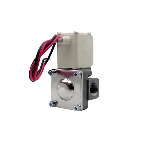 Rock Solid Two Way Direct Acting Air Solenoid Valve DC24V Fits Quarter Three Eighth Or Half Inch Lines Smooth Runs High Pressure Pneumatics For Straight Shoots And Heavy Duty Shop Projects