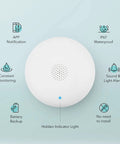Smart Water Leak Detector 2 Pack With WiFi Alerts And 75 DB Alarm For Instant App Notifications Battery Included Easy Wire Free Design For Bathroom Kitchen Basement Laundry Room