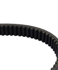 Close-up of RE28721 Drive Belt for John Deere Gator 4X2 AMT600 AMT622 AMT626 1200A Replacement showing inner ribbed texture