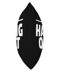 Side view of Funny Hang Glider Art Throw Pillow For Men And Women, Hang Gliding Gift Idea, Hang Out Theme Decor For Pilots
