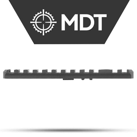 Hunting Firearm Rail Accessory, 2.5 Inch 5-Slot Pick Rail, anodized aluminum, contoured, snag-free, lightweight, black finish