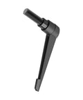 Side view of 2 Pack M8 x 40mm Clamping Lever Handles With Adjustable Clamping Force And Quick Release Locking Rotating Screw Bolt Stud, black