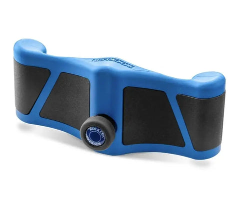 Cabinet Scraper Holder For Woodworking With Ergonomic Grip And Adjustable Flex For Precision Scraping Reducing Hand Strain Go To Carpenter Tool For Smoothing Furniture And Surfaces, ergonomic blue handle with knob