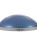 Side view of 26-inch Half Ball Balance Trainer Pro Stability Dome for home gym cardio and strength training, with blue top and gray base.