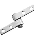 Heavy Duty 2 Pack Silver Metal Damper Hinge Set For 360 Degree Left Torque Pivot, Compatible With Laptop Tablet PC And LCD Monitor Mounting